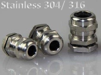 SUS304 Stainless Cable Gland เคเบิ้ลแกลนด์ สแตนเลส